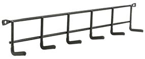 National Hardware 2418BC N112-084 Household Hanger, 15 lb, Steel, Black