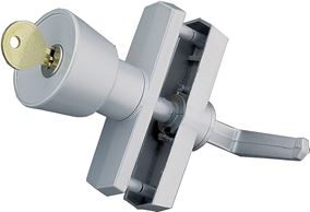 Wright Products VK670 Knob Latch, 3/4 to 1-1/8 in Thick Door, For: Out-Swinging Wood/Metal Screen, Storm Doors