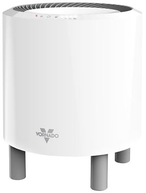 Vornado CYLO50 Air Purifier, 120 V, True HEPA Filter, Carbon Filter Media, 0.3 um, 100 sq-ft Coverage Area, White