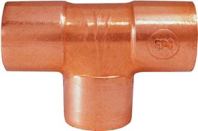 Elkhart Products 111 Series 32640 Pipe Tee, 1/4 in, Sweat, Copper