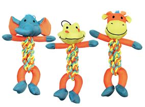 Chomper WB15636 Dog Toy, Braided Rope