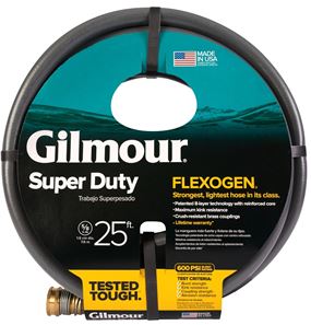 Gilmour 874251-1001 Garden Hose, 25 ft L, Gray