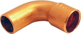 Elkhart Products 31396 Street Pipe Elbow, 3/8 in, Sweat x FTG, 90 deg Angle, Copper