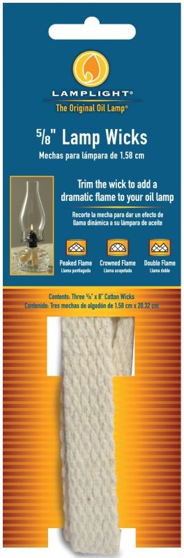 Lamplight 9995 Flat Lamp Wick, Cotton, For: Chamber and Traditions Oil Lamps