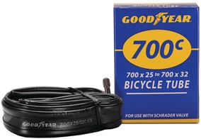 Kent 91082 Bicycle Tube, Butyl Rubber, Black, For: 700c x 25 to 32 in W Bicycle Tires