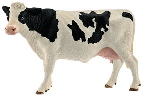 Schleich-S 13797 Figurine, 3 to 8 years, Holstein Cow, Plastic