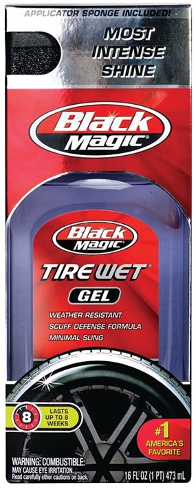 Black Magic 5072647 Tire Shine, 16 oz, Gel, Cherry