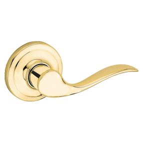 Kwikset Signature Series 788TNL 3 RH CP Half Inactive Dummy Lever, Polished Brass, Zinc, Residential, Right Hand