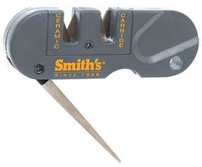 Smith's Pocket Pal Series PP1 Knife Sharpener, 400/800 Grit, Coarse/Fine/Medium, Carbide/Diamond Abrasive