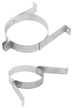 AmeriVent 4VPH Vent Pipe Hanger, 4-1/2 in Duct, Steel
