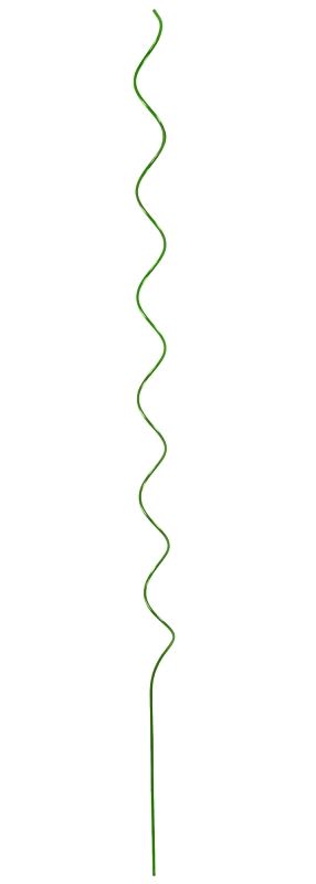 Gardener's Blue Ribbon 901267GR6 Twisted Garden Stake, 60 in L, Steel, Green, Powder-Coated, Pack of 6