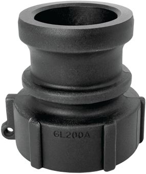 Green Leaf GLP150A Cam Lever Coupling, 1-1/2 in, Male x FNPT, Polypropylene