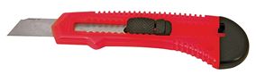 Vulcan JL-54306-D Utility Knife, 4-1/2 in L Blade, Steel Blade, Plastic Handle, High-Impact Plastic Handle, 6-7/8 in OAL, Pack of 100