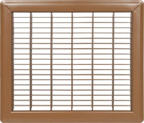 Imperial RG1184 Air Grille, 8 in L, 10 in W, Steel, Brown