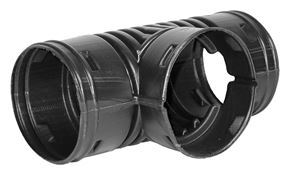ADS 0421AA Snap Pipe Tee, 4 in, PVC