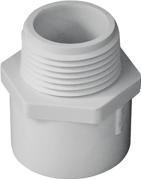 IPEX 435604 Pipe Adapter, 1 in, Socket x MPT, PVC, SCH 40 Schedule