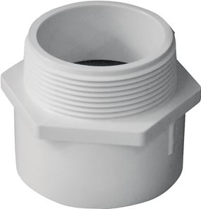 IPEX 435607 Pipe Adapter, 2 in, Socket x MPT, PVC, SCH 40 Schedule