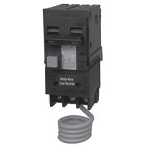 Siemens QF250A Circuit Breaker, GFCI, Type Q, 50 A, 2 -Pole, 120/240 V, Plug Mounting, Black