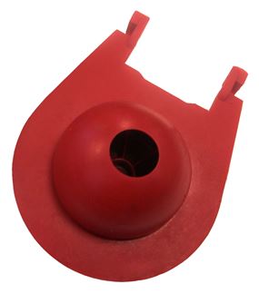 Korky 3030BP Toilet Flapper, Specifications: 3 in Valve Open, Rubber, Red