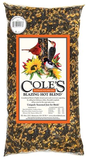 Cole's Blazing Hot Blend BH05 Blended Bird Seed, 5 lb Bag