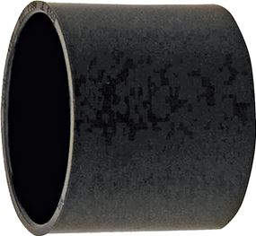 Canplas 103001BC Pipe Coupling, 1-1/2 in, Hub, ABS, Black, 40 Schedule