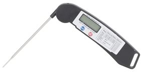 Omaha BBQ-37248 Thermometer, 1/8 in W Blade, Stainless Steel Blade, Plastic case, Stainless Steel Probe Needle, 6 in OAL