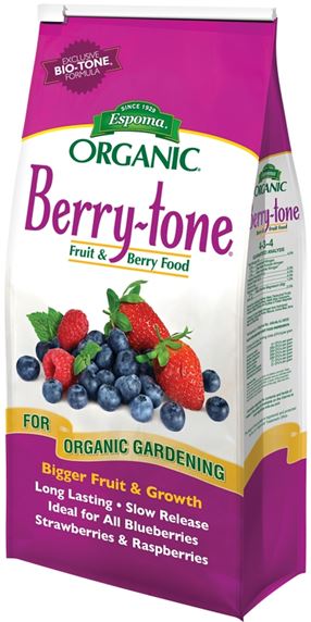 Espoma Berry-tone BR4 Organic Plant Food, 4 lb, Bag, Granular, 4-3-4 N-P-K Ratio