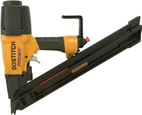 Bostitch MCN250 Metal Connector Nailer, 53 Magazine, 35 deg Collation, Paper Tape Collation, 7.7 cfm/Shot Air