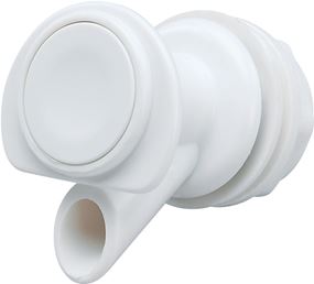 IGLOO 00024009 Water Cooler Spigot, Plastic, White, For: 1, 2, 3, 5 and 10 gal Plastic Coolers