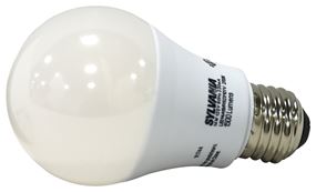 Sylvania 78101 LED Bulb, General Purpose, A19 Lamp, 100 W Equivalent, E26 Lamp Base, Frosted, Warm White Light