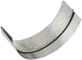 Amerimax SCN265 Slip Connector, 5 in Gutter, Galvanized Steel