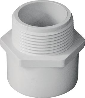 IPEX 435605 Pipe Adapter, 1-1/4 in, Socket x MPT, PVC, SCH 40 Schedule