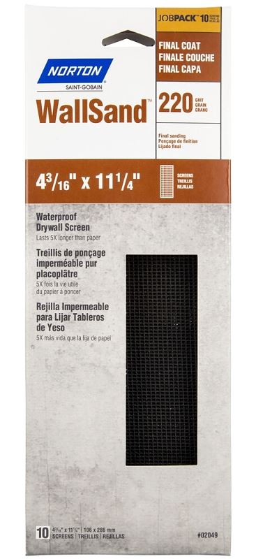 Norton Adalox 07660700151 Sanding Sheet, 11 in L, 9 in W, Coarse, 80 Grit, Aluminum Oxide Abrasive, Paper Backing, Pack of 50 - VORG3306214