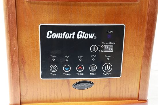 Comfort Glow QEH1500 Electric Heater, 15 A, 120 V, 1500 W, 5120 Btu, 1000 sq-ft Heating Area, Remote Control - VORG3749827