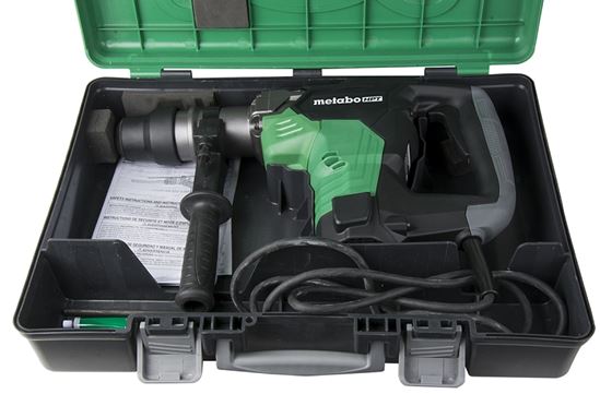 Metabo HPT DH40MCM Rotary Hammer, 10 A, Keyed Chuck, 1-9/16 in Chuck, 2800 bpm, 6.3 ft-lb Impact Energy - VORG3052156