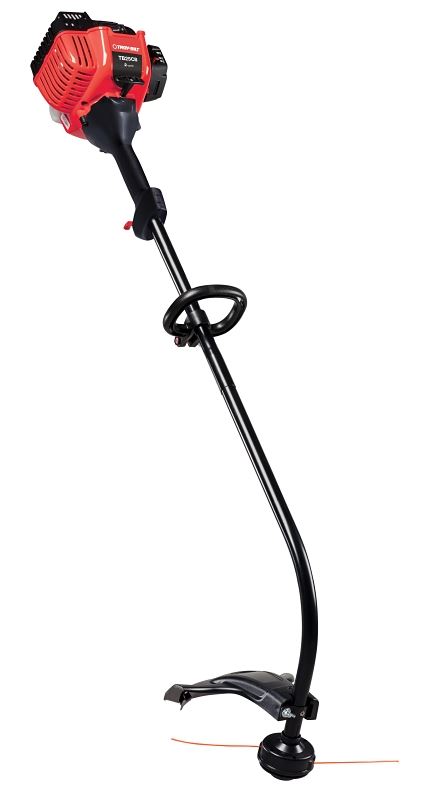 Troy-Bilt 41AD25CB966 String Trimmer, Gasoline, 25 cc Engine Displacement, 2-Cycle Engine, 0.095 in Dia Line - VORG3048535