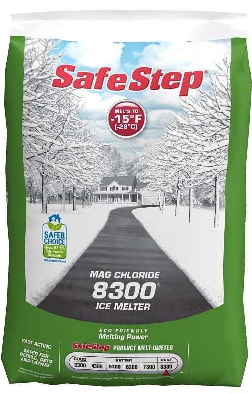 Safe Step 8300 53851 Ice Melter, Granular Crystal, Crystal, 50 lb Bag