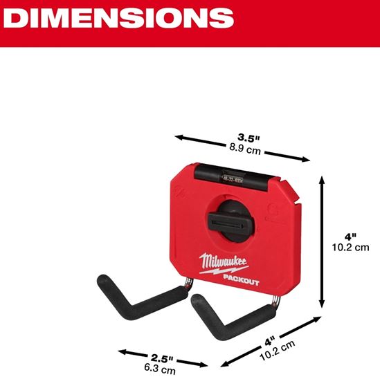 HOOK STRAIGHT PACKOUT 4IN - VORG1390020