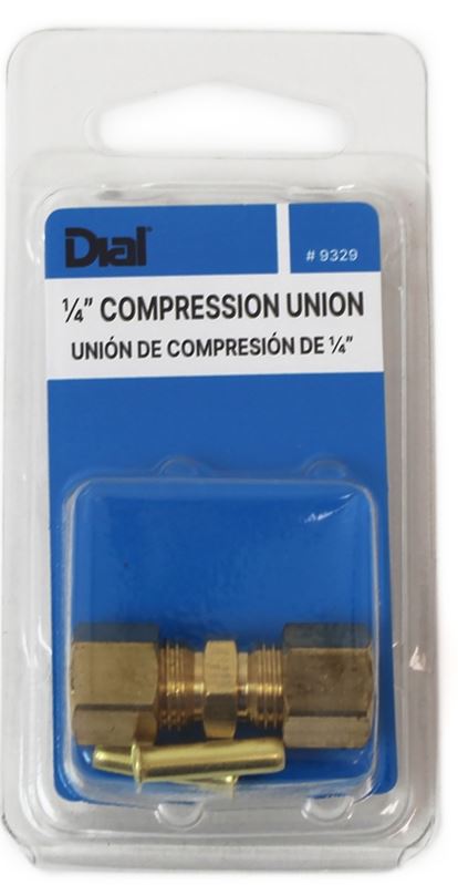 Dial 9329 Compression Union, Brass, For: Evaporative Cooler Purge Systems - VORG5934294