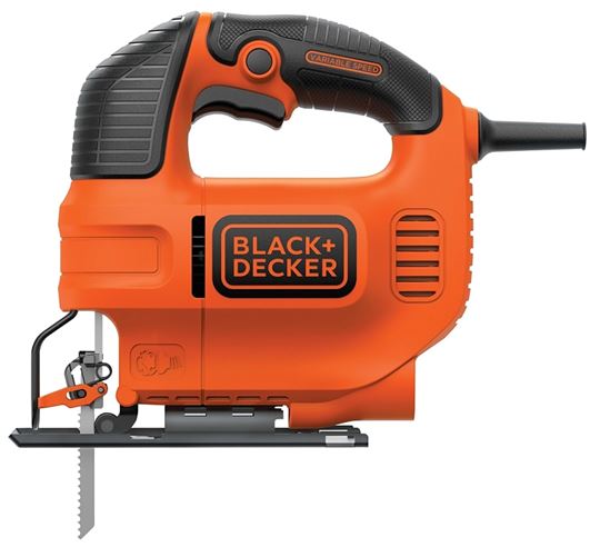 Black+Decker BDEJS300C Jig Saw, 4.5 A, 3/4 in Cutting Capacity, 3/4 in L Stroke, 3000 spm - VORG4087870