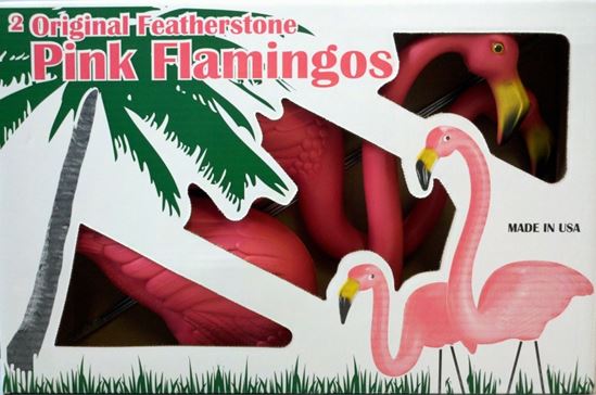 Union Products 62360 Garden Sculpture, Featherstone Flamingos, Polyethylene, Pack of 4 - VORG1865369