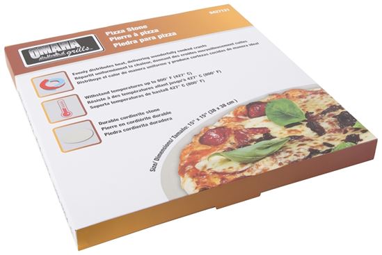 Omaha BBQ-37239 Pizza Stone, 15 in L, Cordierite, Beige, Pack of 4 - VORG9427121