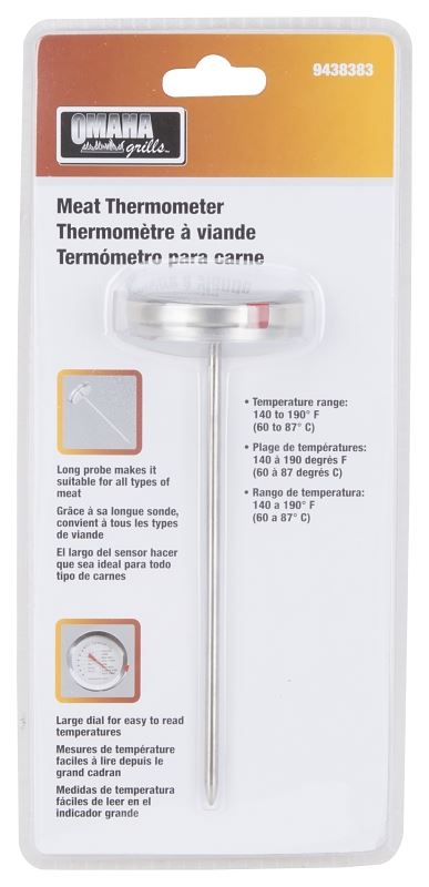 Omaha 78447 Thermometer, 140 to 190 deg F - VORG9438383