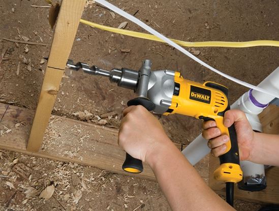 DEWALT DWD210G Electric Drill, 10.5 A, 1/2 in Chuck, Keyed Chuck - VORG6347157