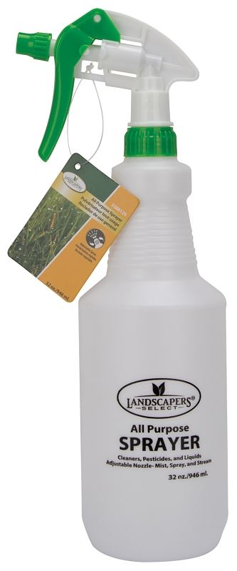 Landscapers Select Spray Bottle, Adjustable Nozzle, 32 oz/1 L - VORG5388129