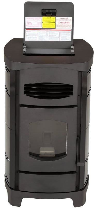 US Stove AP5780B Pellet Stove, 2200 sq-ft Heating, Black - VORG7381221