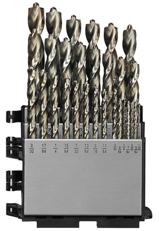 DEWALT DW1969 Drill Bit Set, High Performance, 29-Piece, Steel, Ferrous Oxide, Pack of 3 - VORG3073863