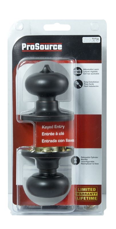 ProSource TFX700V-PS Entry Knob, Stainless Steel, KW1, KA3 Keyway, 3 Grade, Pack of 3 - VORG7804388