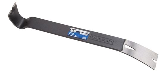 Vulcan TC031-3 Utility Bar, 15 in L, V-Shape Tip, 1.75 in Tip, Steel, 1.375 in W - VORG3357779