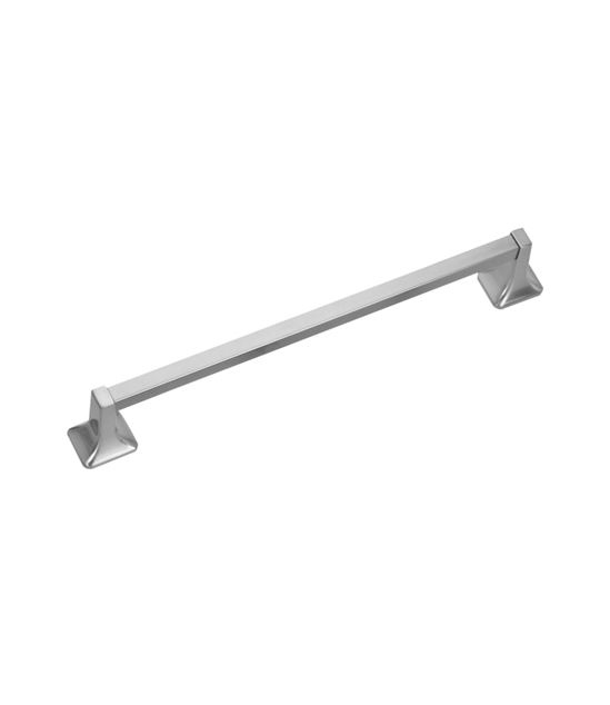 Boston Harbor Towel Bar, Brushed Nickel, Surface Mounting, 18 in